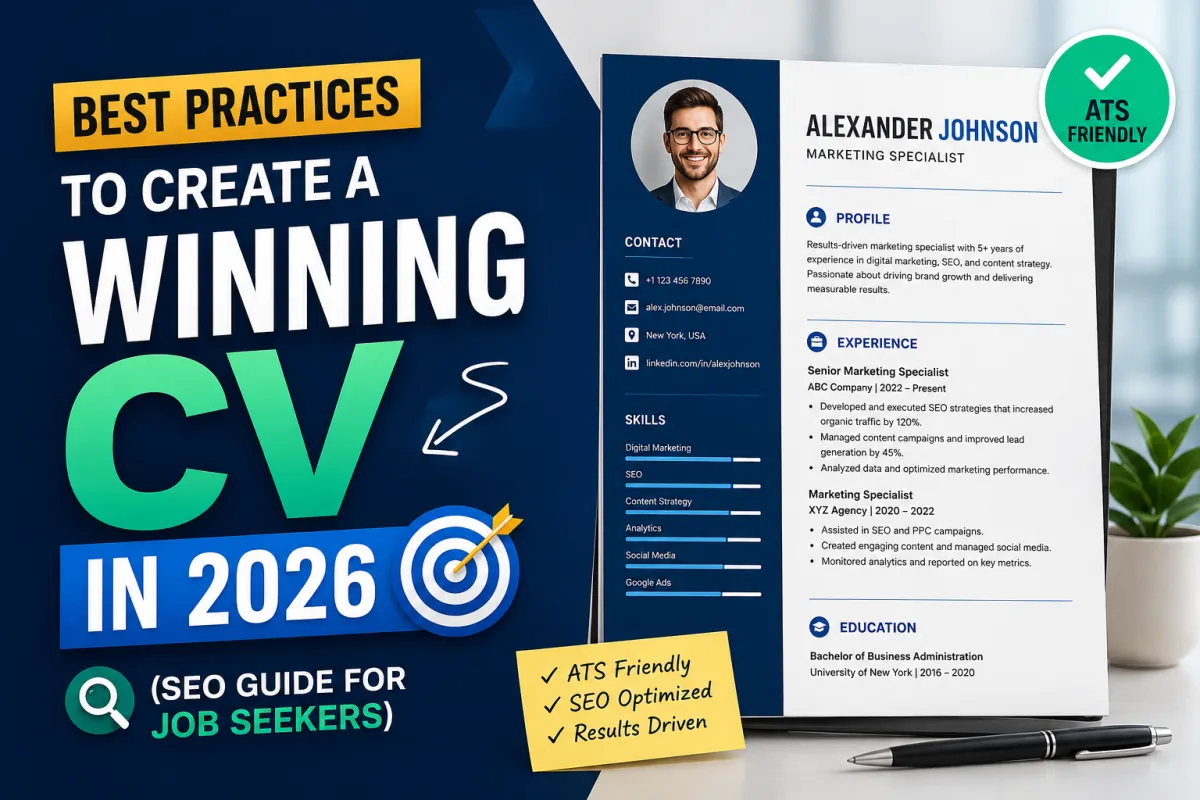 Best Practices to Create a Winning CV in 2026 (SEO Guide for Job Seekers)