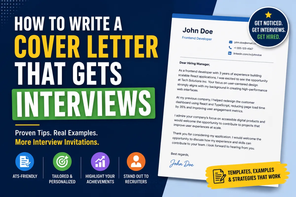 How to Write a Cover Letter That Gets Interviews